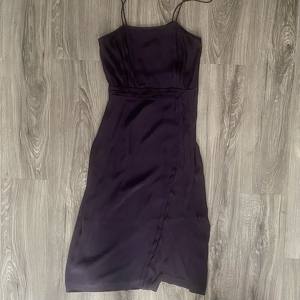 Diane von Furtenberg Dark Blue Spaghetti Strap Dress